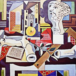 "Atelier mit Gipskopf" nach Pablo Picasso